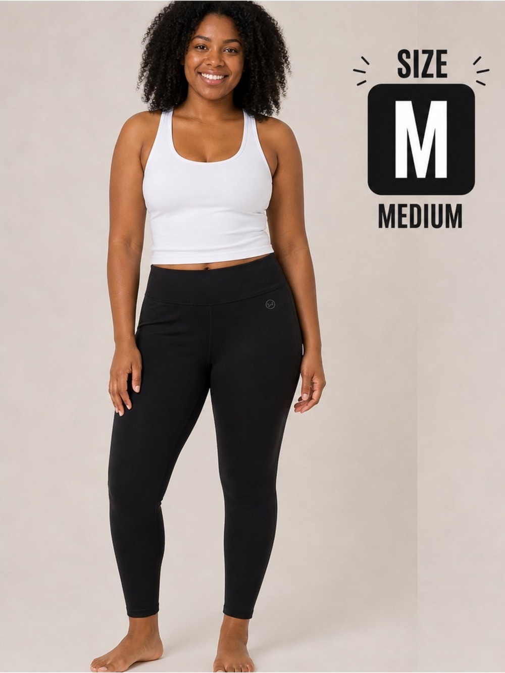 VOGO Athletica Performance Leggings - Black MEDIUM